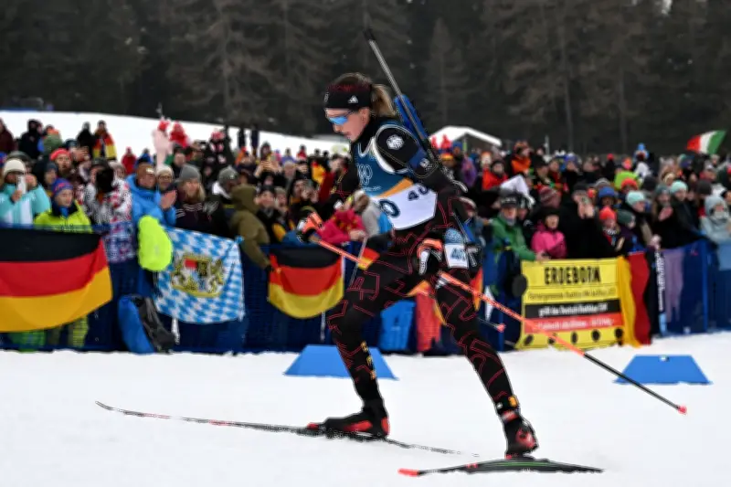 Biathletin Franziska Preuß verpasst Olympia-Podest im Sprint von Antholz