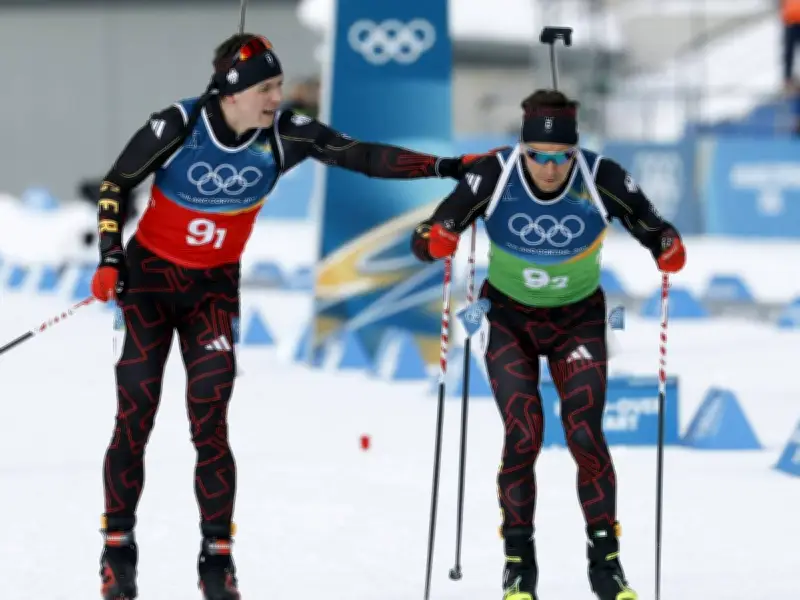 Biathlon-Staffel bei Olympia: Strelow und Nawrath erneut im deutschen Quartett