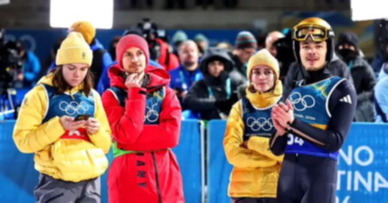 Bier gegen Frust: Skisprung-Team verpasst Mixed-Medaille hauchdünn