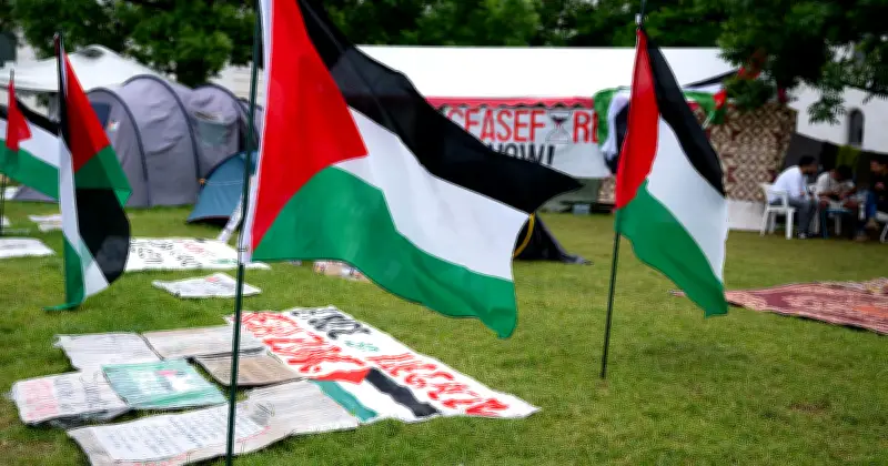 Brandanschlag auf Pro-Palästina-Camp: Prozess überraschend ausgesetzt