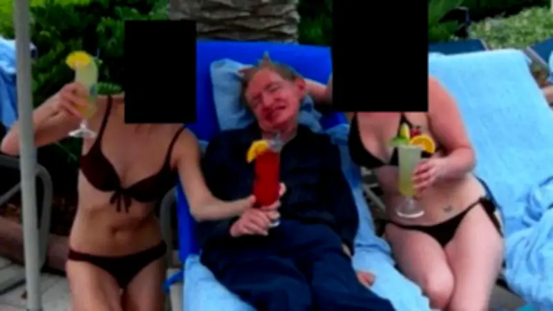 Brisantes Hawking-Foto in Epstein-Akten: Familie erklärt Bikini-Betreuerinnen