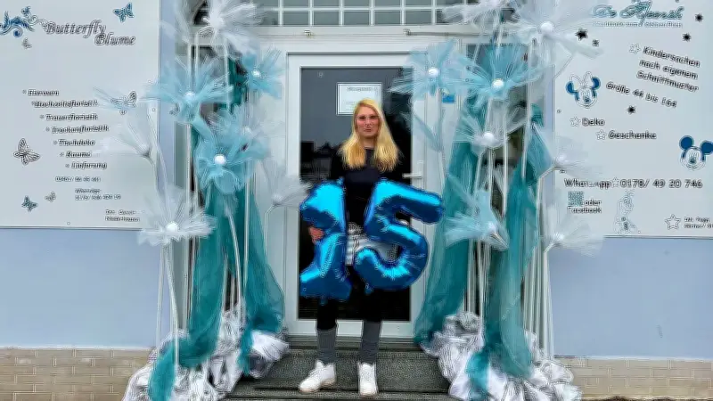 Butterfly Blume in Merseburg: Floristik-Jubiläum nach 15 Jahren Selbstständigkeit