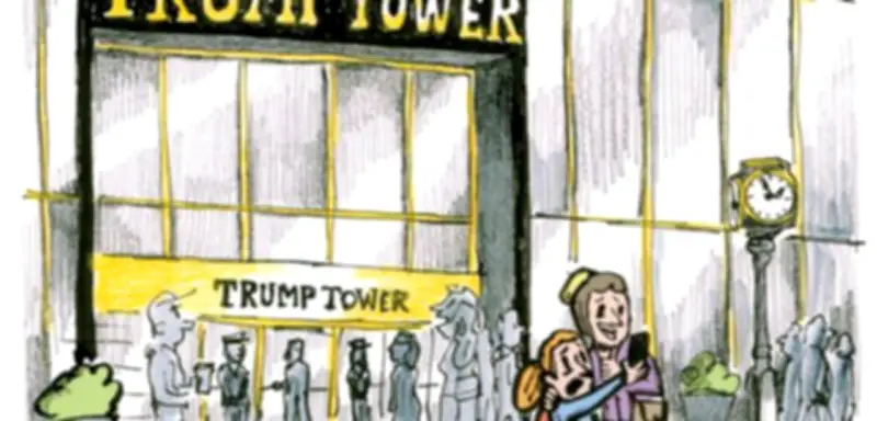 Cartoons der Woche: Lächeln in Trumps Amerika und absurde Einreisevorschriften