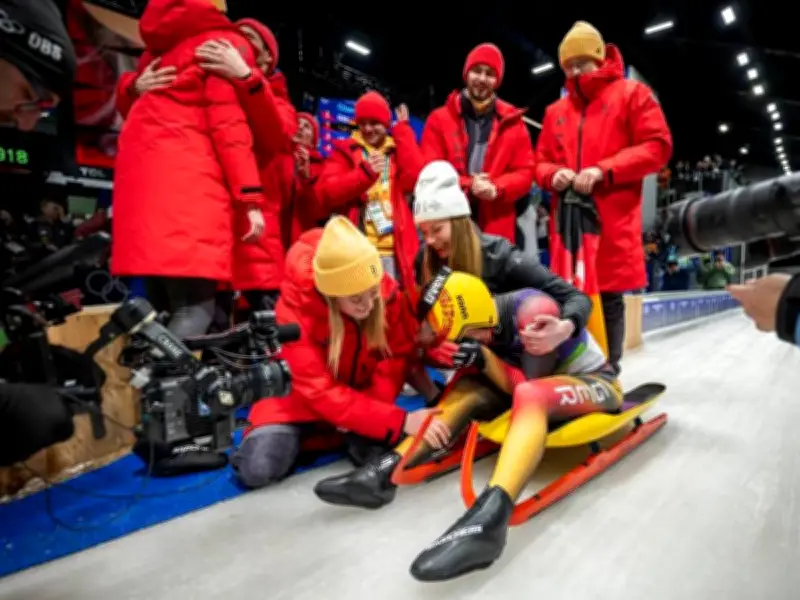 Deutsche Rodel-Staffel holt Olympia-Gold: Wendl und Arlt schreiben Geschichte