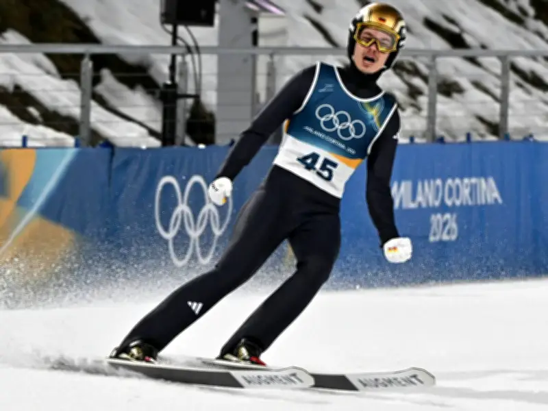 Deutsches Mixed-Team im Skispringen nach Halbzeit auf Medaillenkurs