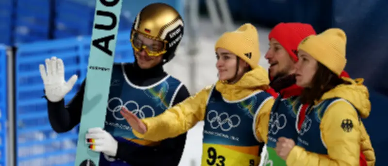 Deutsches Mixed-Team verpasst Medaille knapp – Kein neues Skisprung-Wunder