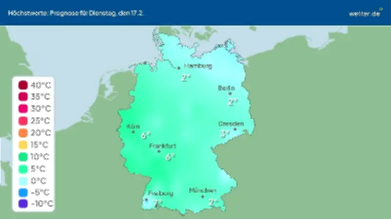 Deutschlands Temperaturprognose: So entwickelt sich das Wetter in den nächsten 14 Tagen