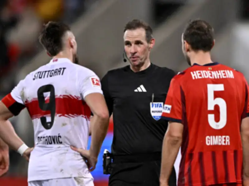 DFB verteidigt umstrittene Abseitsentscheidung im Bundesliga-Spiel Heidenheim gegen Stuttgart
