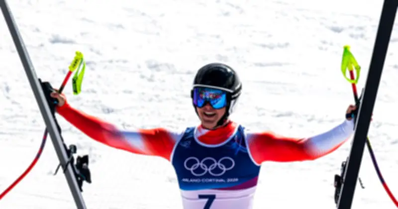 Drittes Alpin-Gold: Von Allmen triumphiert auch im Super-G und schreibt Olympia-Geschichte