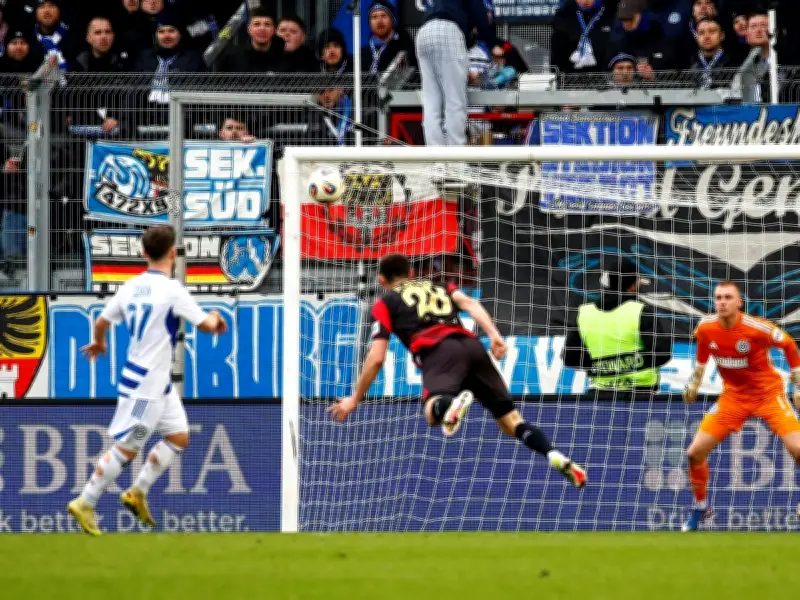 Duisburg kassiert Debakel in Wiesbaden - SC Verl übernimmt Tabellenführung in der 3. Liga