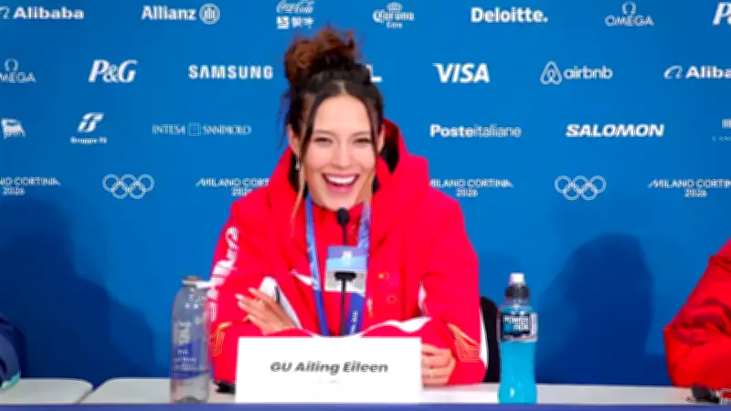 Eileen Gu reagiert auf Gold-Frage mit Gelächter - Olympia-Silber für Freestyle-Skierin