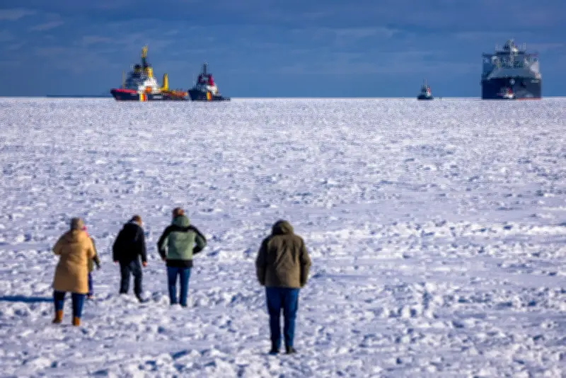 Eisblockade in Mecklenburg-Vorpommern: Häfen im Greifswalder Bodden unerreichbar