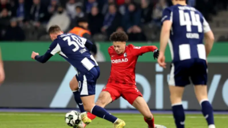 Elfmeter-Krimi in Berlin: SC Freiburg zerstört Herthas Finaltraum im DFB-Pokal