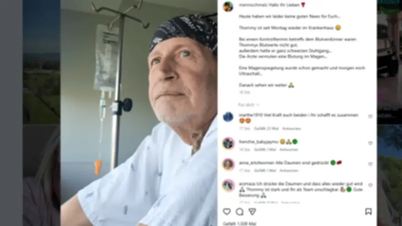 Erneuter Klinikaufenthalt: 'Goodbye Deutschland'-Star Thommy Schmelz mit Magenblutung