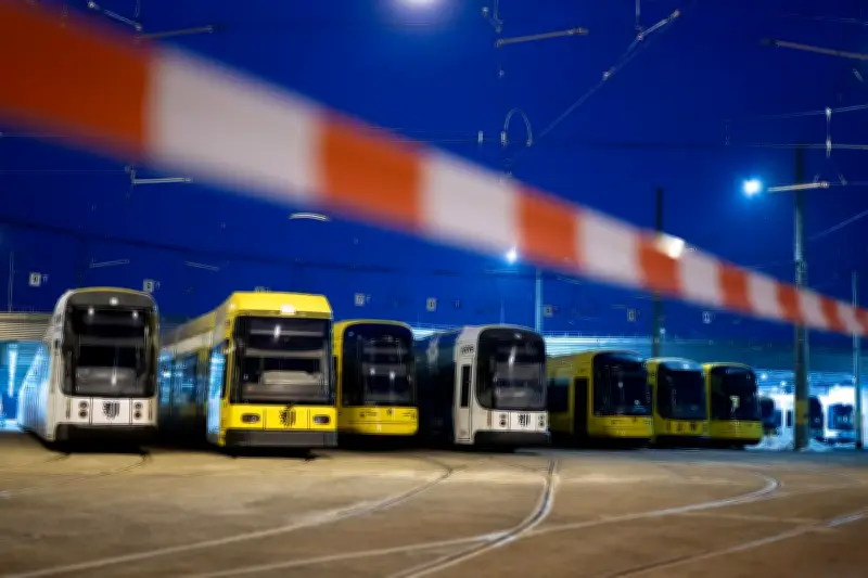 Erneuter Warnstreik legt Nahverkehr in Sachsens Großstädten lahm