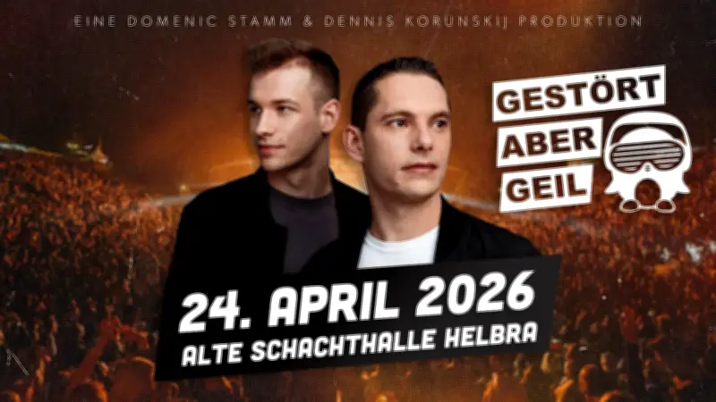 Exklusive DJ-Show in Helbra: Gestört aber GeiL begeistert in der Alten Schachthalle
