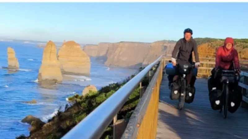 Extrem-Radtour durch Australien: Hallenser Radler legen 4.000 Kilometer bei Temperaturen von 4 bis 46 Grad zurück