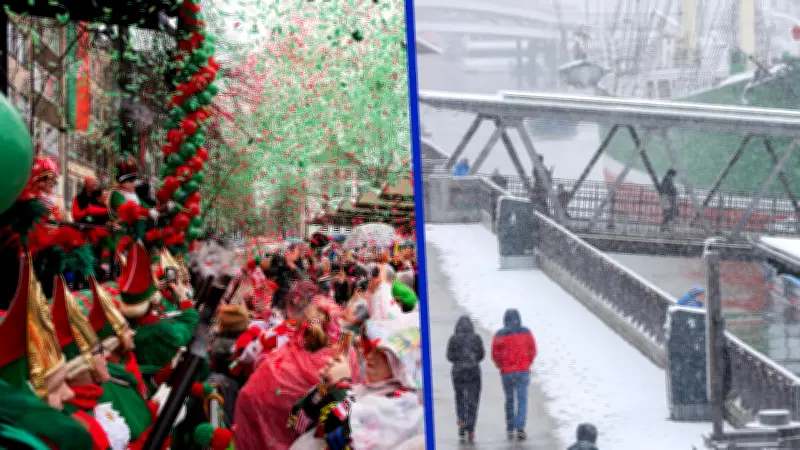 Extremwetter zum Karneval: Schnee im Norden, Regen im Westen, milde Temperaturen im Süden