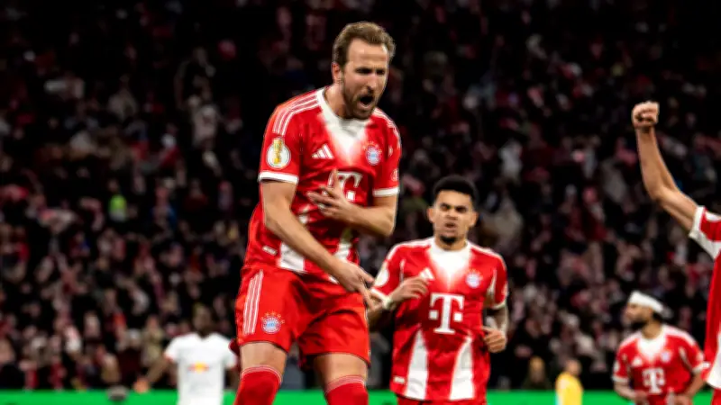 FC Bayern im DFB-Pokal-Halbfinale: Kane und Díaz schießen Bayern zum Sieg gegen Leipzig