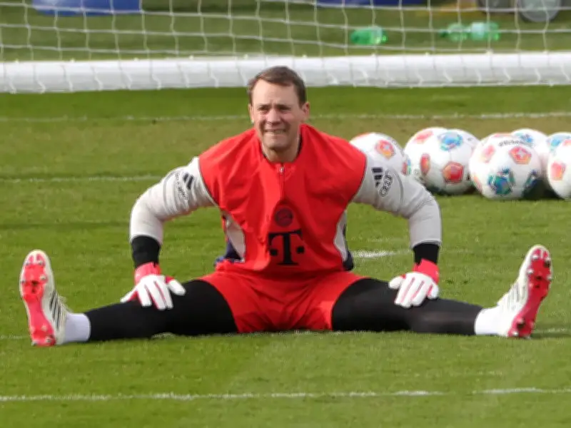 FC Bayern: Manuel Neuer mit erstem Training - Hoffnung auf Klassiker-Einsatz