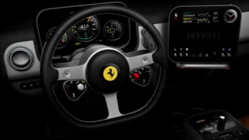 Ferrari Luce: iPhone-Designer Jony Ive gestaltet revolutionäres Elektro-Cockpit