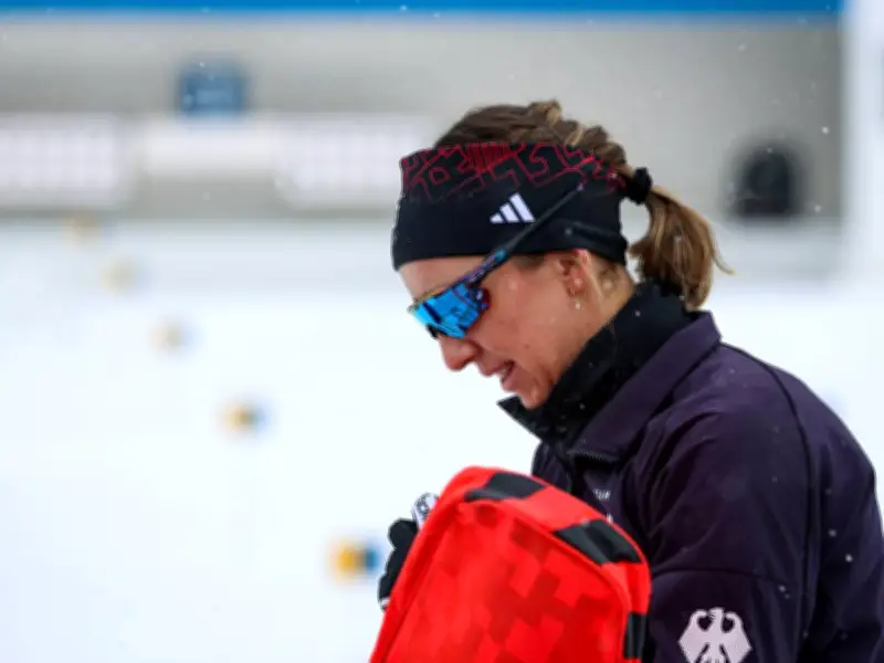 Franziska Preuß: Letzter olympischer Tanz beim Biathlon-Massenstart in Antholz
