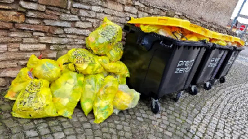 Gelbe Säcke in Sangerhausen: Verpackungsmüll übers Wochenende wird zum Problem
