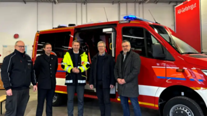 Greifswalder Feuerwehr erhält Spezialfahrzeug für Nuklear- und Gefahrstofflagen