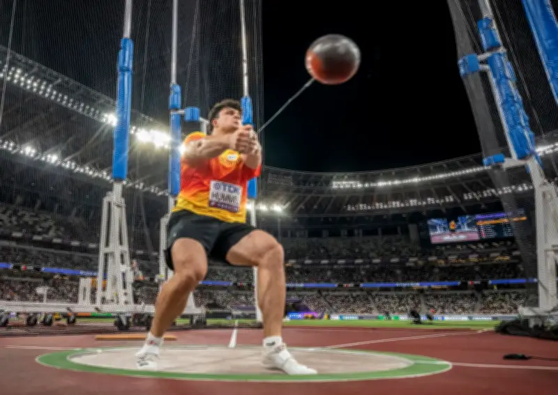 Hammerwurf-Star Merlin Hummel kehrt nach Dresden zurück: Vize-Weltmeister beim Goldenen Oval