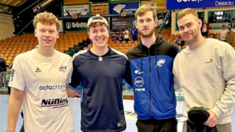 Handball-2.Liga: Tillman Leu besucht Ex-Verein DRHV mit Team-Kollege im Schlepptau