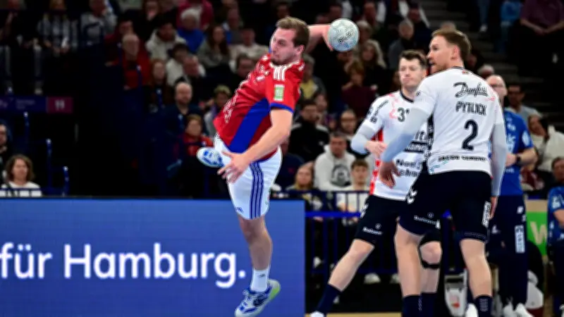 Handball-Derby in Hamburg: Flensburg trotz Wackelphase siegreich, HSV kämpft vergebens