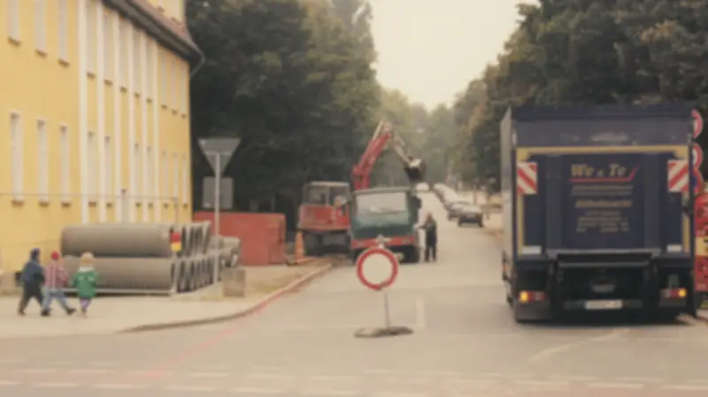 Historischer Guckkasten: Baumriesen prägten einst das Straßenbild in Templin
