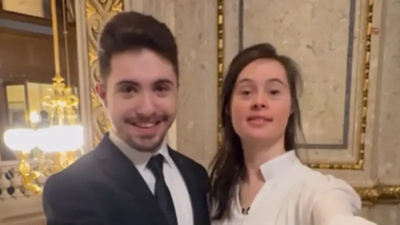 Holly und Tobias eröffnen den Wiener Opernball mit Down-Syndrom als Debütanten