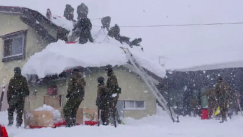Japan kämpft gegen Schneekatastrophe: 46 Tote, Armee im Dauereinsatz