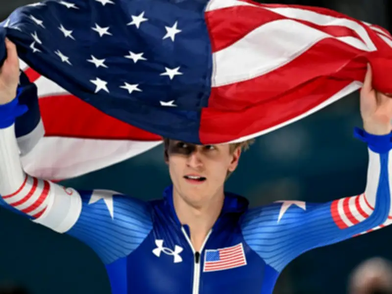 Jordan Stolz holt zweites Olympia-Gold: US-Star triumphiert über 500 Meter
