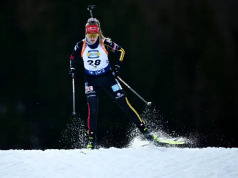 Julia Tannheimer feiert Olympia-Premiere im Biathlon-Sprint in Antholz