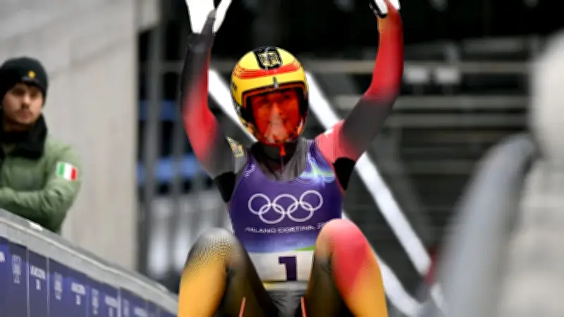 Julia Taubitz krönt sich mit Olympia-Gold im Rennrodeln