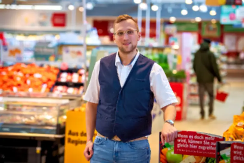 Junger Familienvater (29) leitet Rewe-Markt in Naumburg: Karriere im Einzelhandel