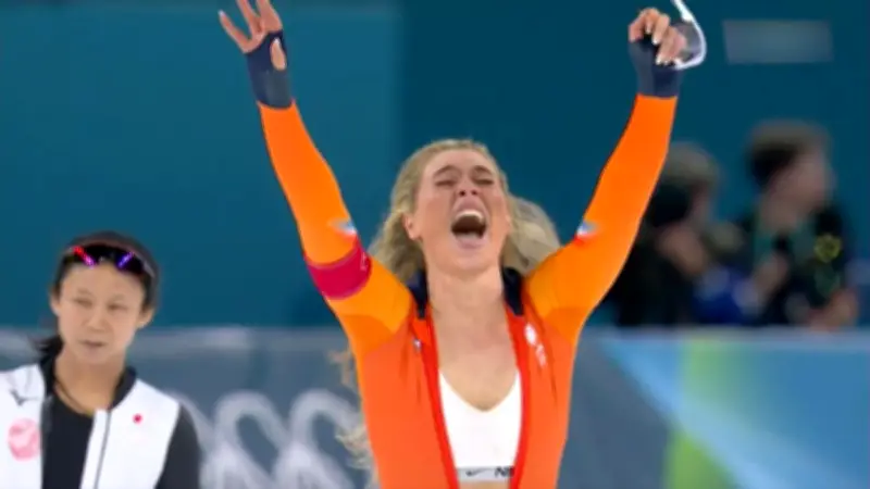 Jutta Leerdam gewinnt Olympia-Gold mit RTL-Reporterin als ungewöhnlicher Glücksbringerin