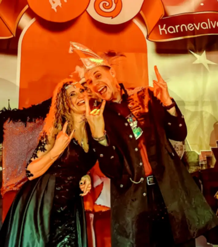 Karneval: Metal statt Marsch - Rocker-Prinzenpaar Bine I. und Halma I. regieren in Alsleben