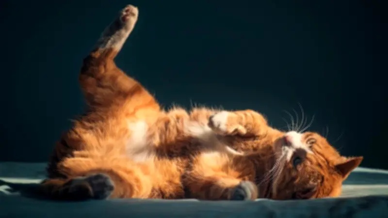 Katzensprache entschlüsselt: Die wahre Bedeutung hinter dem Rollen auf dem Rücken