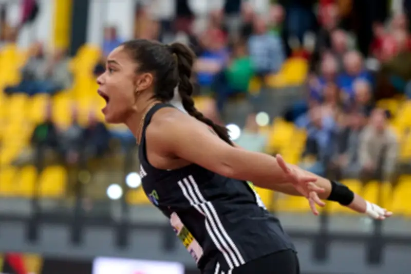 Kugelstoß-Star Ogunleye: Nervös wie nie vor Bestweite in Dortmund