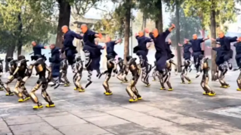 Kung Fu im Shaolin-Tempel: Roboter lernen bei Mönchen die Kampfkunst