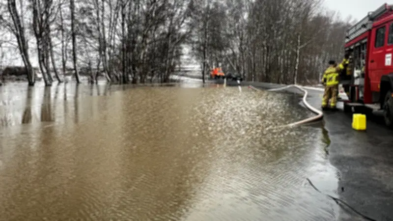 Landesstraße L34 gesperrt: Feuerwehr im Dauereinsatz gegen Überflutungen in Feldberger Seenlandschaft