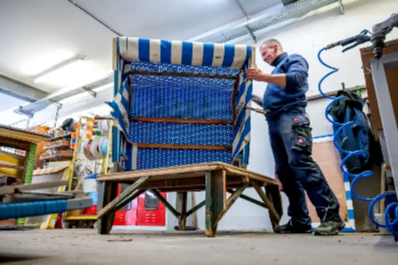 Langeoog bereitet 1.250 Strandkörbe für die Frühjahrssaison vor