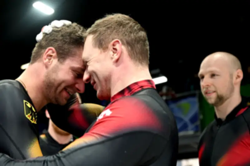 Lochner krönt Karriere mit Viererbob-Gold - Doppelsieg für Deutschland in Cortina