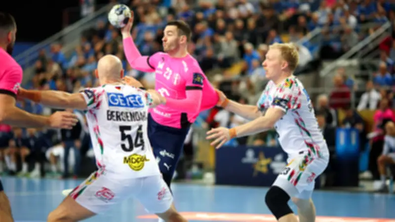 Magdeburgs Handballer retten Punkt in Pink - Rätsel um fehlenden Star Magnusson