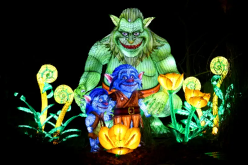 Magische Lichterwelten in Halle: Finale der Fantasy Island mit Ticket-Verlosung für Familien