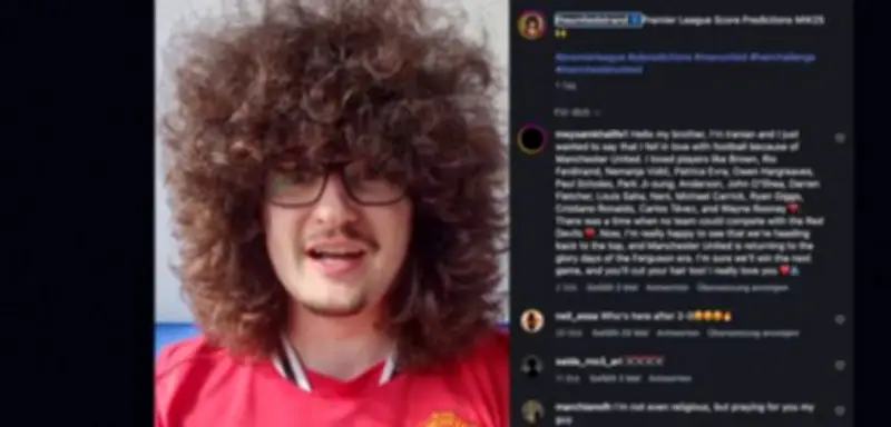 Manchester United Fan wartet auf fünften Sieg: Haare wachsen seit 500 Tagen