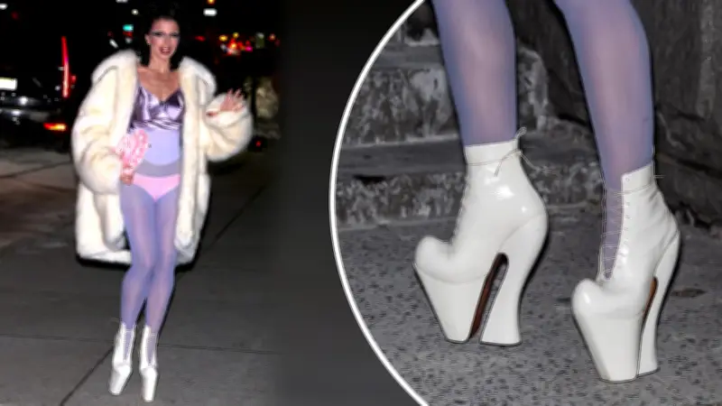 Marc Jacobs eröffnet New York Fashion Week mit Retro-Plateaus und Bänderriss-Gefahr